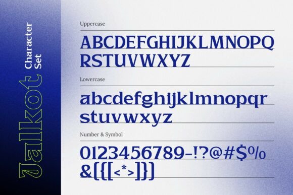 Jalkot Font font preview - 1
