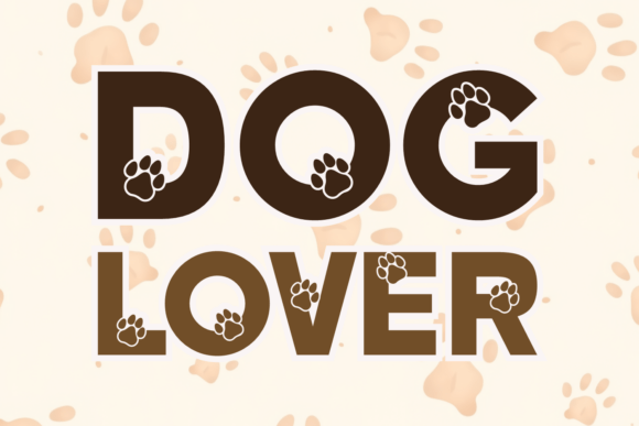 Loves Puppy Font PNG with transparent background - Preview 1