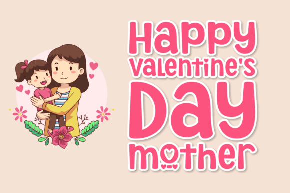 Mom's Smile Font PNG with transparent background - Preview 1