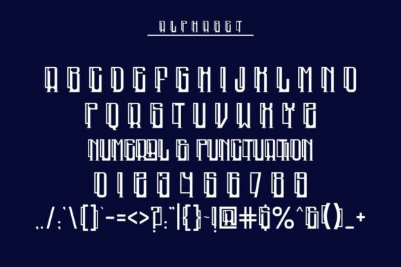 Ramigad Lenmad Font Font PNG with transparent background - Preview 1