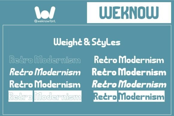 Retro Modernism Font PNG with transparent background - Preview 6