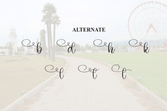 Scoothland Font PNG with transparent background - Preview 5