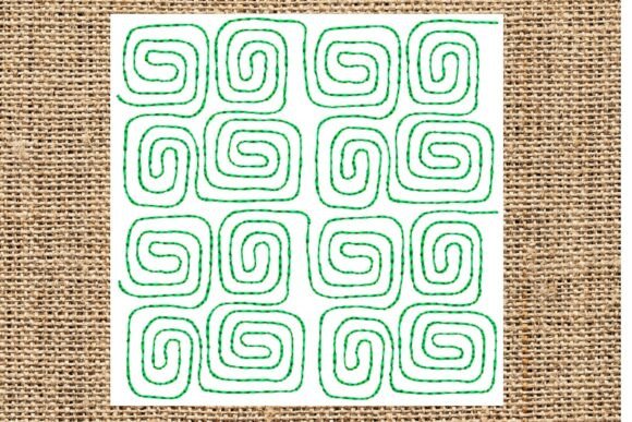 Snail Trails - Fun Doodle Pattern