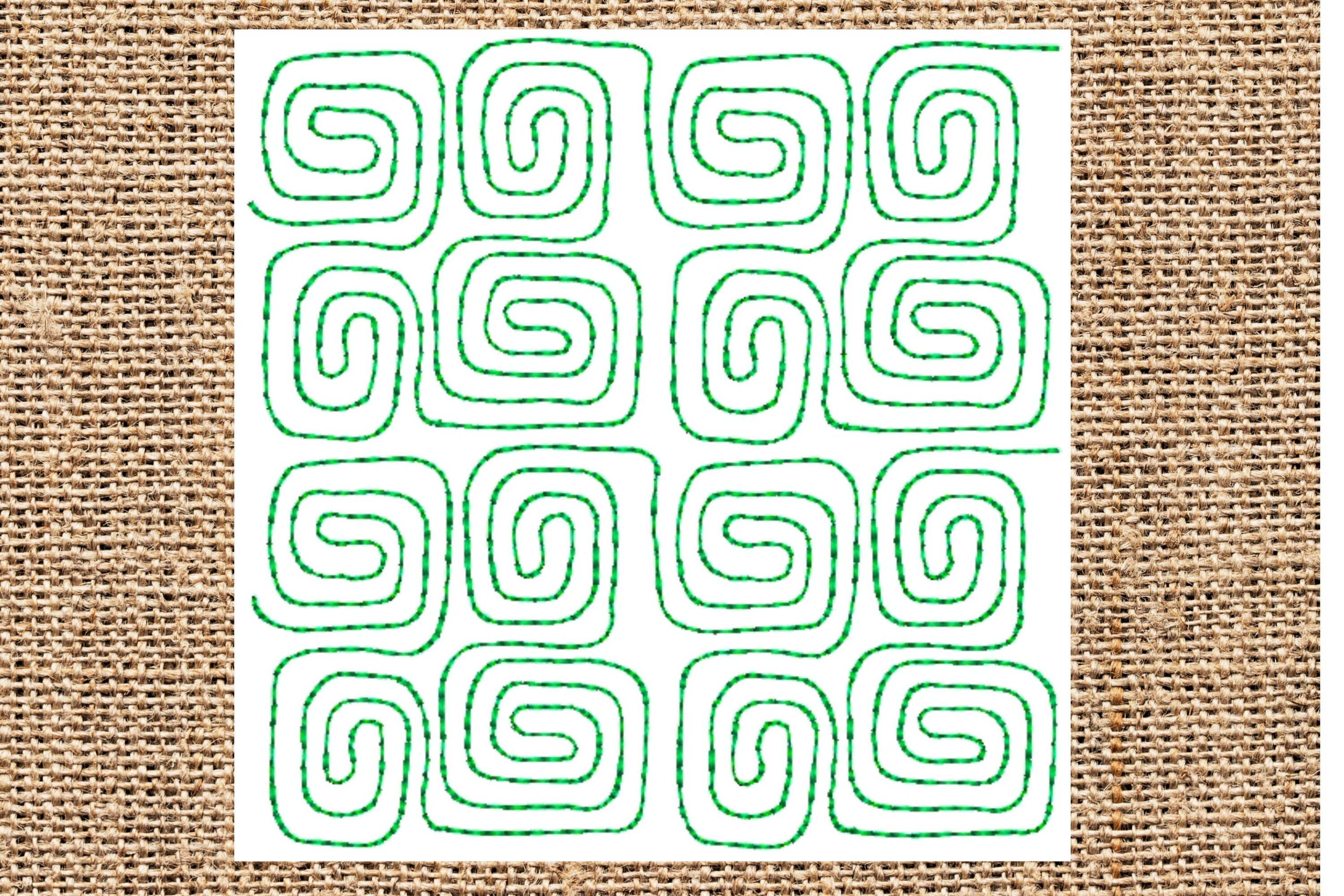 Snail Trails - Fun Doodle Pattern