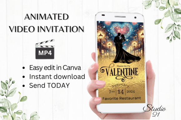 Animated Valentine's Day Invitation