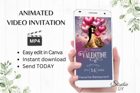 Animated Valentine's Day Invitation