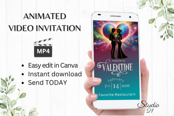 Animated Valentine's Day Invitation