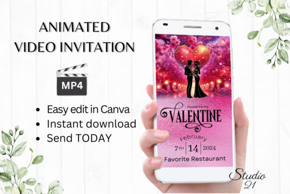 Animated Valentine's Day Invite