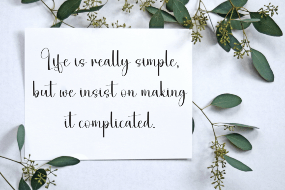 Beautiful Font - Preview 2