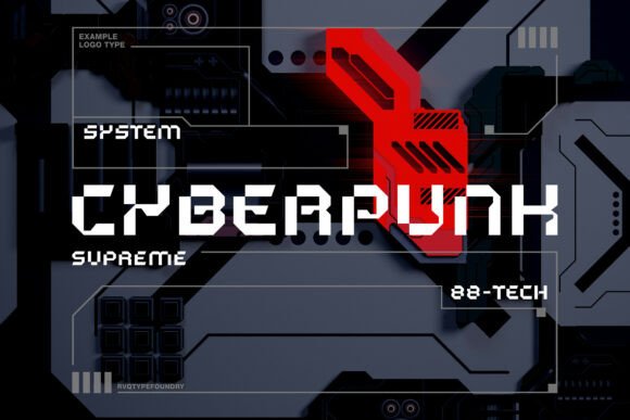 Code 88 Font - Preview 3