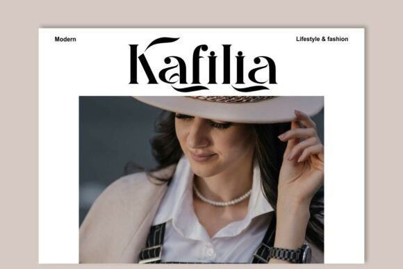 Erifonia Font PNG with transparent background - Preview 1