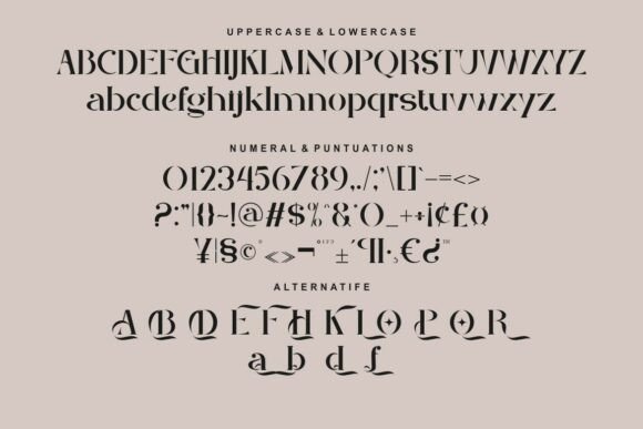 Erifonia Font PNG with transparent background - Preview 6