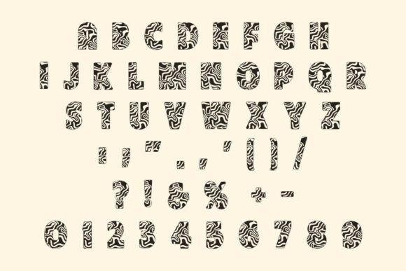 Milky Zoo Font PNG with transparent background - Preview 4