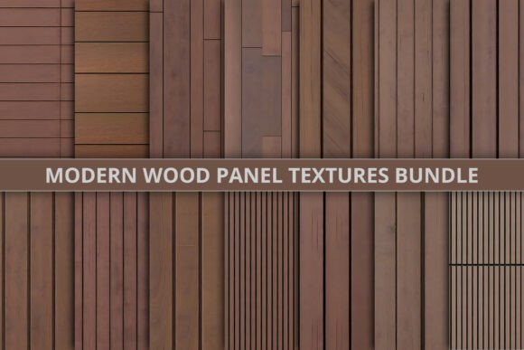 Modern Wood Panel Textures Bundle