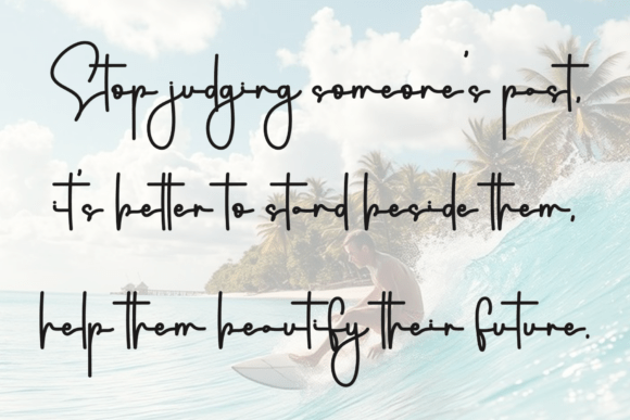 Playing Paragliding Font font preview - 3