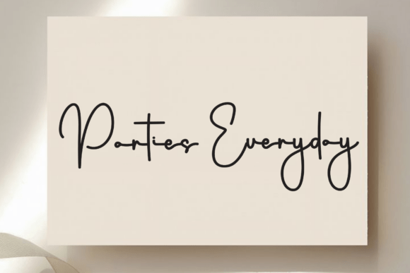 Playing Paragliding Font font preview - 4