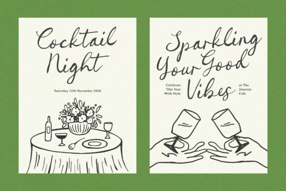 Rilona Notes Font PNG with transparent background - Preview 3