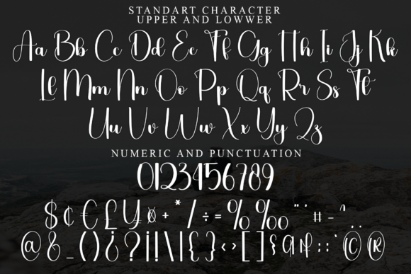 Sample Vacation Font PNG with transparent background - Preview 6
