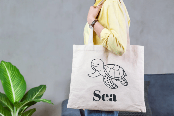 Sea Doodle Font PNG with transparent background - Preview 5