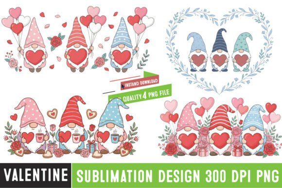 Valentine's Day Sublimation Design