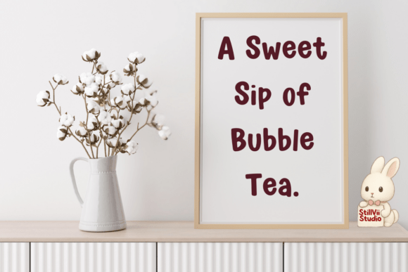 Bubble Tea Font - Preview 6
