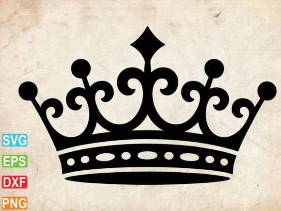 Crown SVG, Royal Crown Silhouette