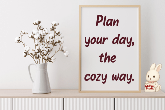 Daily Bloom Font PNG with transparent background - Preview 6