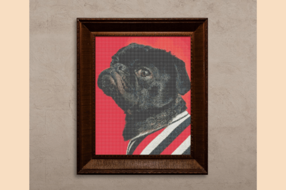 Dog - Bulldog Cross-Stitch Pattern