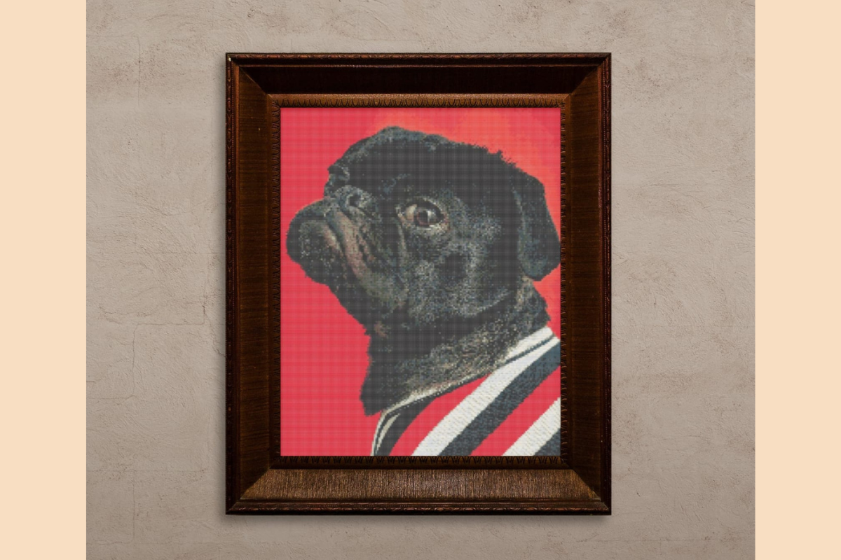 Dog - Bulldog Cross-Stitch Pattern