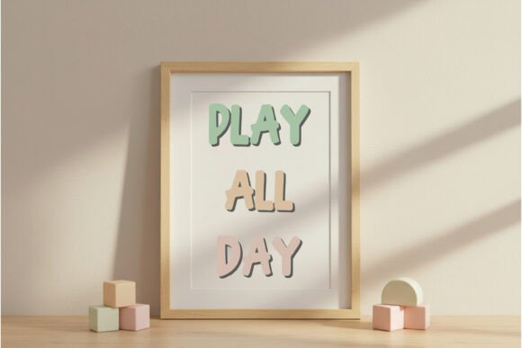 Doodle Bounce Font PNG with transparent background - Preview 1