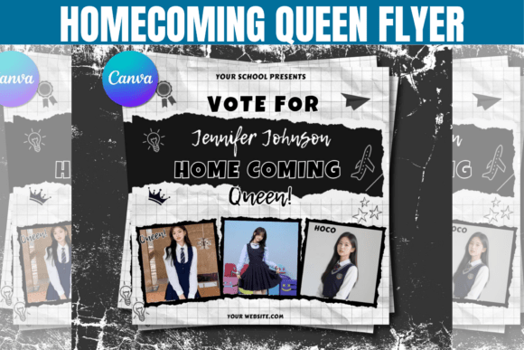 Homecoming Queen Flyer, HOCO Flyer