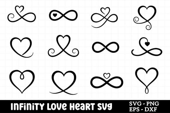 Infinity Love Heart SVG