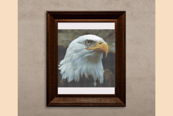 Majestic Eagle Cross-Stitch Pattern
