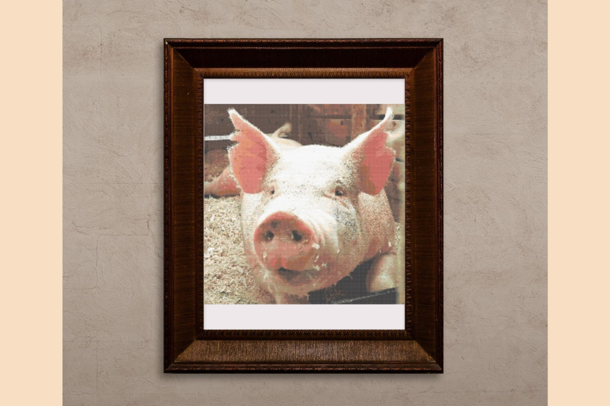 Pig Cross-Stitch Pattern