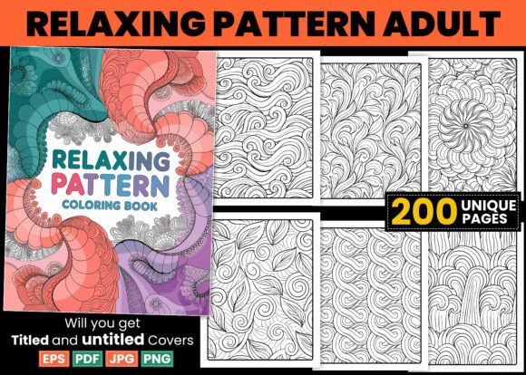 Relaxing Pattern Adult Coloring Book