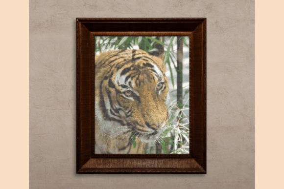 Tiger Cross-Stitch Pattern