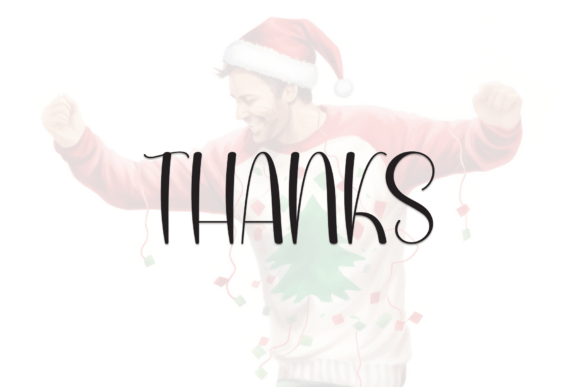Dancing Christmas Font - Preview 6