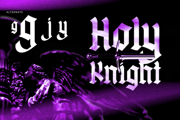 Forgore Blackletter Font - Preview 2