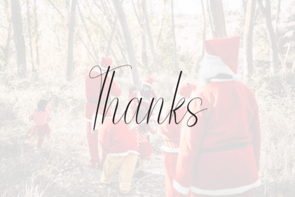 Santa Adventaged Font PNG with transparent background - Preview 6