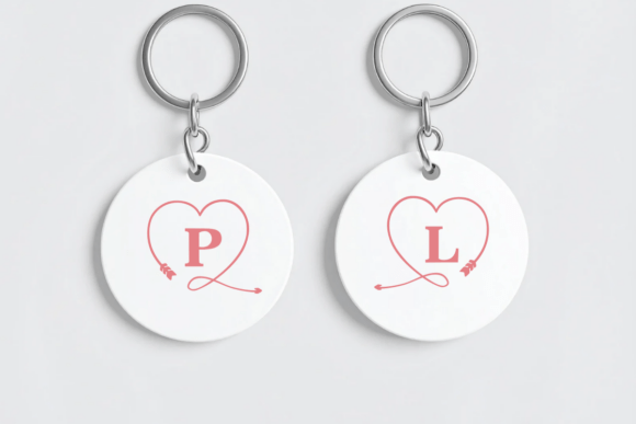 Arrow Heart Monogram Font - Preview 4