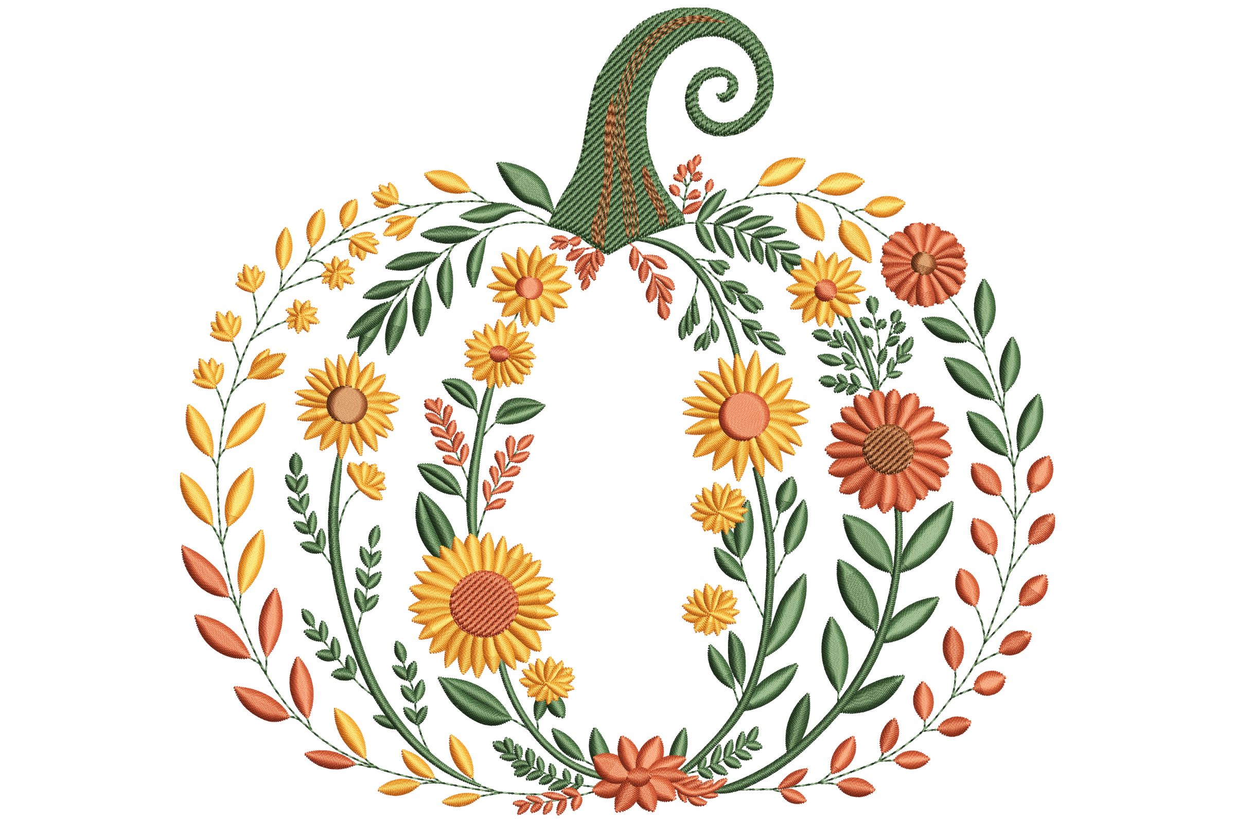 Autumn Sunflower Pumpkin