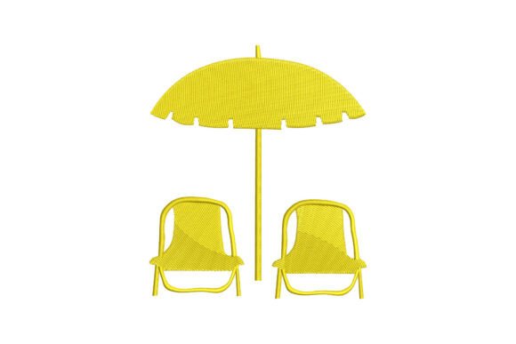 Beach Chair and Umbrella
