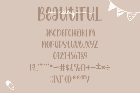 Beautiful Rainy Duo Font - Preview 5