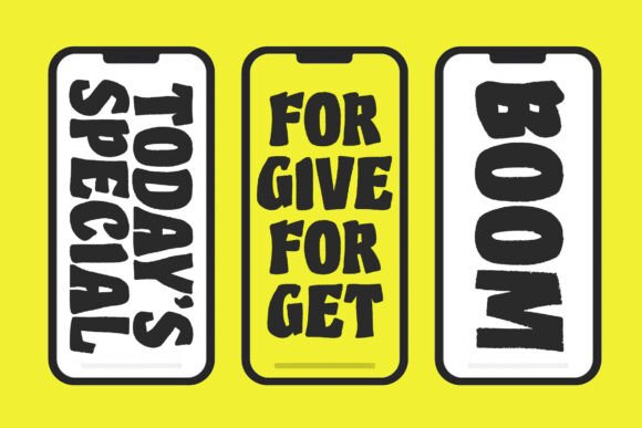 Bros Pops Font PNG with transparent background - Preview 5