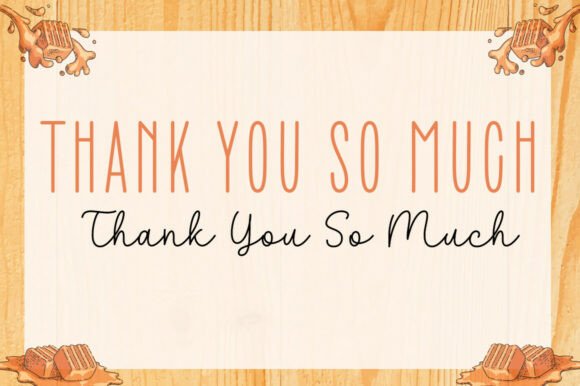 Butterscotch Handmade Duo Font - Preview 4