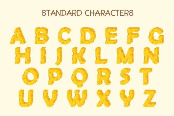 Cheese Lover Font - Preview 1
