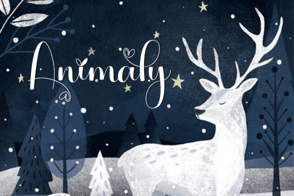 Christmas Angelyn Font - Preview 1