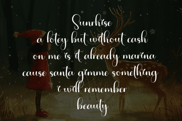 Christmas Angelyn Font - Preview 3