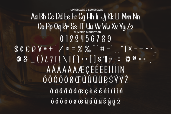 Christmas Witchlight Font PNG with transparent background - Preview 6