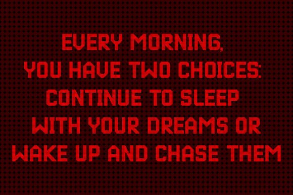 Digital Wall Clock Font - Preview 3